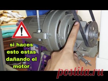 AJUSTE CORRECTO DE LA CORREA MAQUINA DE COSER.