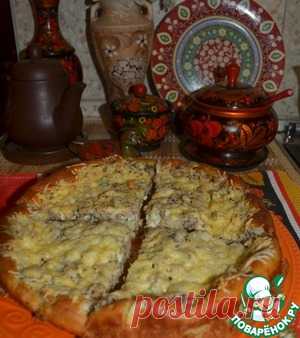 Скороспелый пирог "Рыбка" - кулинарный рецепт