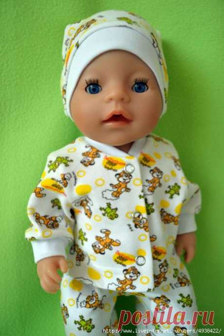Наряжаем пупса Baby born. Шитье.
