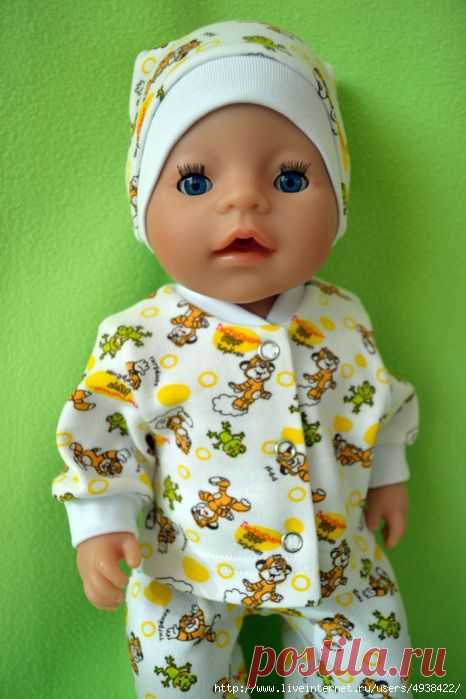Наряжаем пупса Baby born. Шитье.