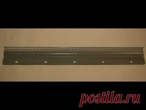 ДВУХФОНТУРНАЯ ОТТЯЖНАЯ ГРЕБЕНКА