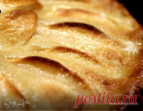 Яблочный тарт с карамельным кремом. Ингредиенты: мука, сливочное масло, вода | Едим Дома кулинарные рецепты от Юлии Высоцкой