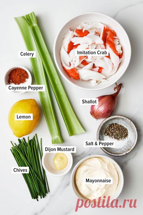 Classic Crab Salad - Downshiftology