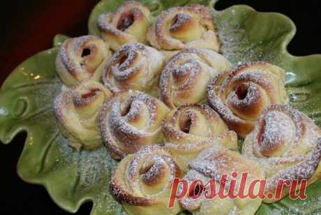 "Булочки бутон розы." - Простые рецепты Овкусе.ру