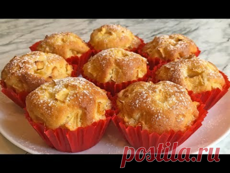 Маффины на кефире с яблоками - Ваши любимые рецепты - медиаплатформа МирТесен