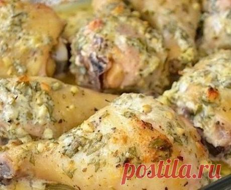 Куриные голени в сметанном маринаде — Золотые рецепты