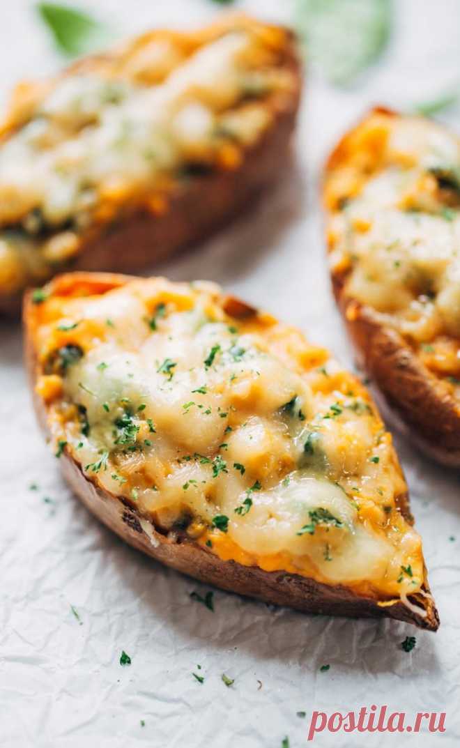 Фаршированные картофель творогом и сыром - рецепт с фото пошагово