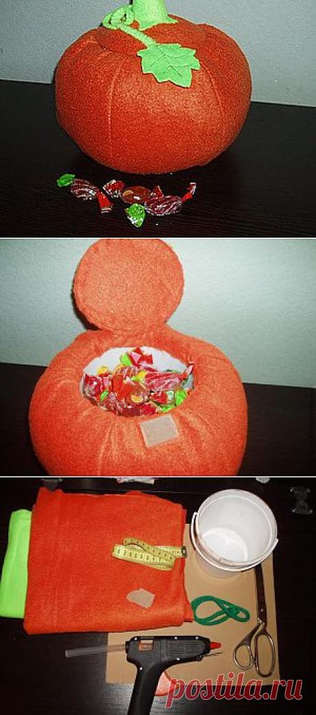 Хэлоуин: Тыква-для-Конфет - Ярмарка Мастеров - ручная работа, handmade