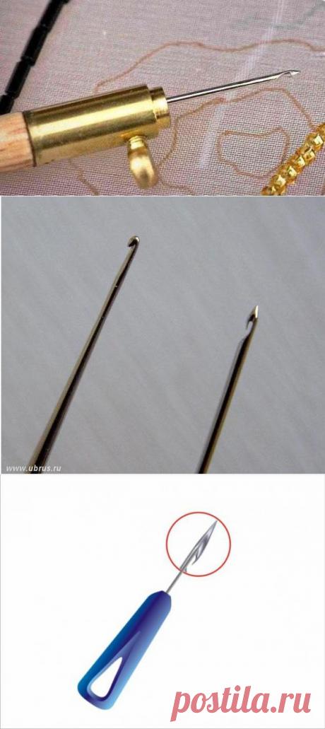 Крючки для тамбурной вышивки и технология вышивания