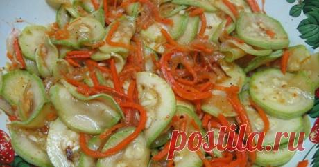 Кабачки по-корейски