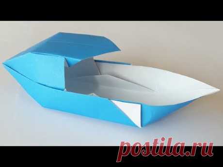 КАНОЭ ОРИГАМИ, canoe origami. Лодка из бумаги