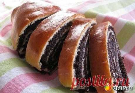 Творожный рулет с маком: Альбом «Рецепты»: Альбомы - diets.ru