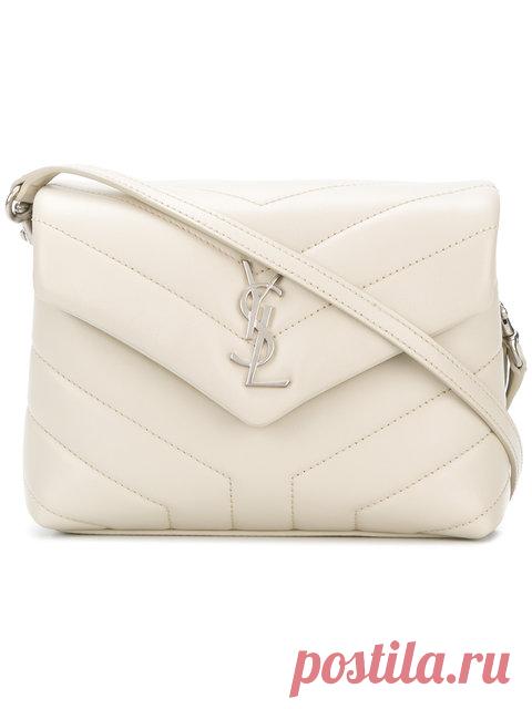 Saint Laurent Toy Loulou Strap Bag - Farfetch Shop Saint Laurent Toy Loulou strap bag