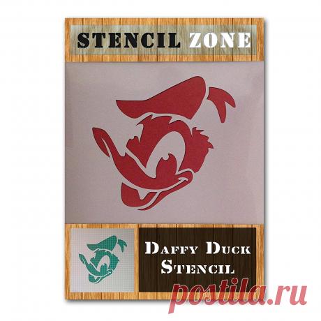 Daffy Duck Looney Tunes Mylar aérographe Peinture murale Art Crafts Pochoir A6 Size Stencil - XXSmall: Amazon.fr: Cuisine & Maison