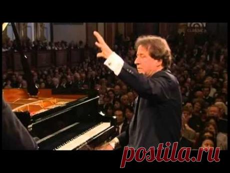 Mozart, Piano Concert Nr 24 c Moll KV 491 Rudolf Buchbinder Piano &amp; Conducter, Wiener Phi - YouTube