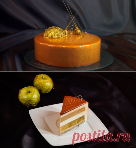 Вкусно жить не запретишь! : Торт "Яблоки в карамели"