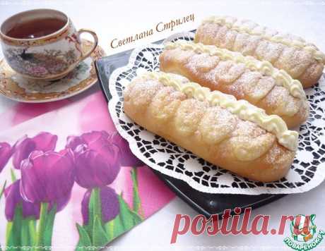 Нежнейшие булочки со сливочным кремом – кулинарный рецепт