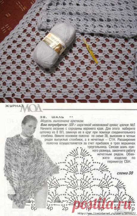 Шаль подарочная