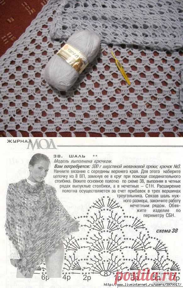 Шаль подарочная