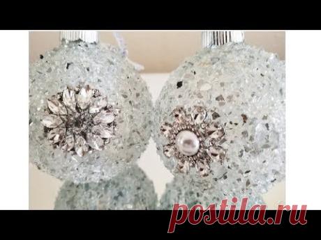 DIY| CRYSTAL BLING ORNAMENTS