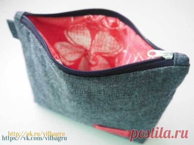 ​Шьём косметички Шьём косметичкиВыкройки прилагаются, размеры можете корректировать.