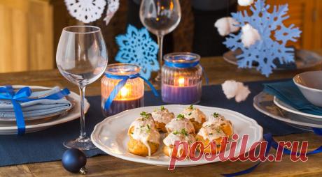 Профитроли с муссом из печенки — Фактор Вкуса