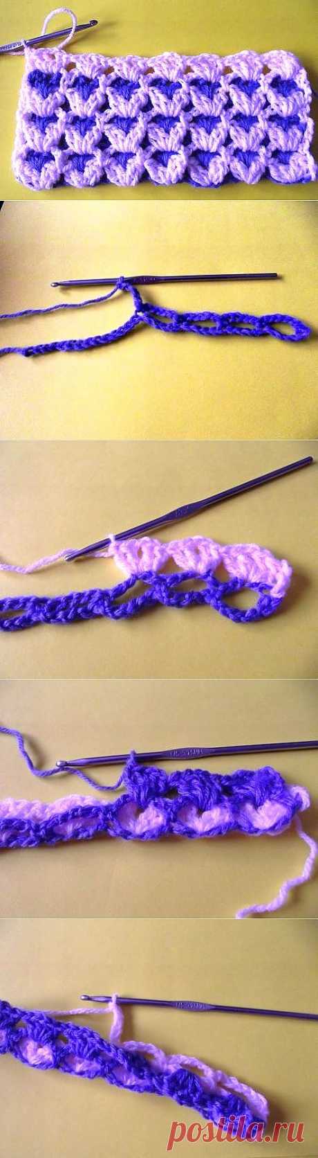 Красивый узор для пледа.