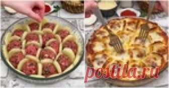 Фрикадельки в сотах под соусом бешамель: необычная подача — отменный результат