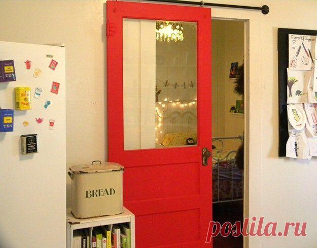 Самодельные раздвижные двери