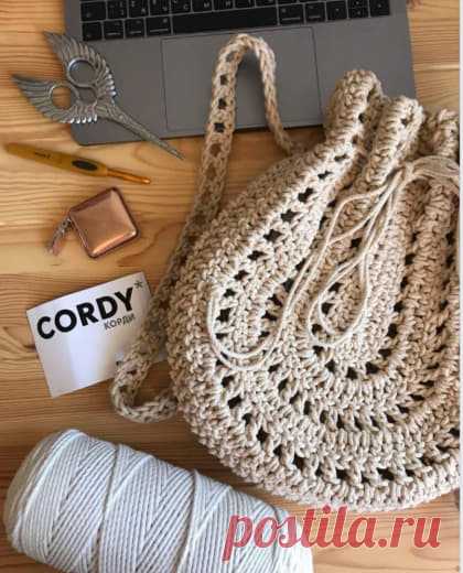 Интересный рюкзак крючком мой стиль diy швейные хитрости