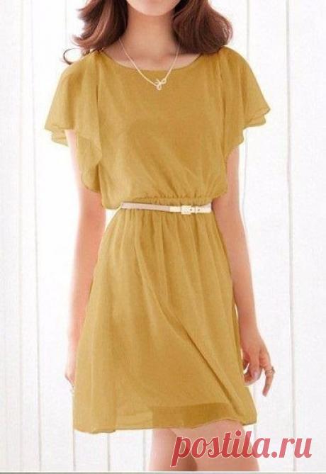 Люблю выкройки которые можно подогнать под любую фигуру!

Такое нежное платье можно носить каждый день, а если использовать яркий принт и украшения, то и на праздники!