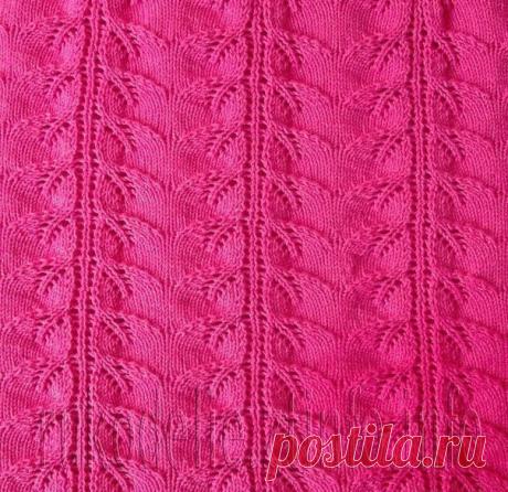 Схемы для красивых узоров спицами