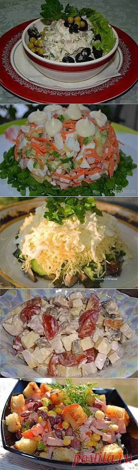 Салатики разные и  вкусные