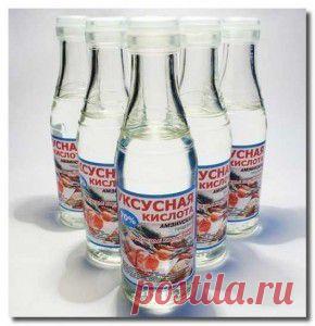 Столовый уксус | Энциклопедия советов