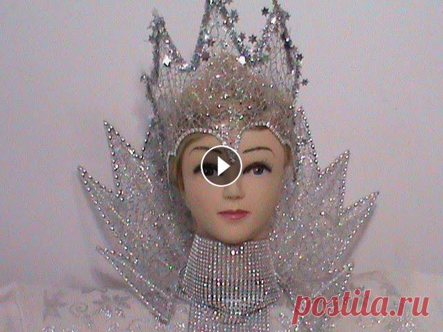 Дорогие рукодельницы, мы продолжаем с Вами готовиться к Новому году и и мастерить карнавальный костюм Снежной Королевы. В этом видео МК мы сделаем с В...