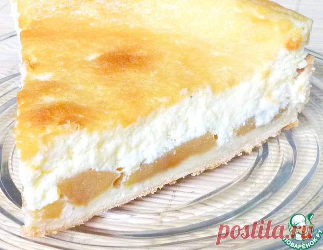 Яблочный пирог под нежнейшей заливкой – кулинарный рецепт