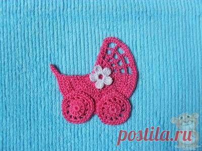 МК аппликация "Коляска"