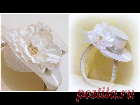 Шляпка из лент своими руками Часть 2
