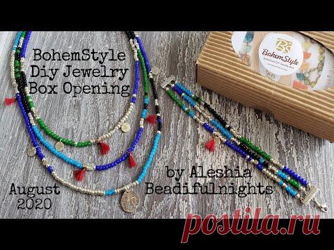 BohemStyle Diy Jewelry Box Opening August 2020