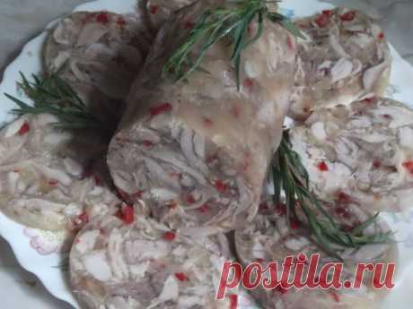 Рулет куриный &quot; Луковый&quot; - Простые рецепты Овкусе.ру