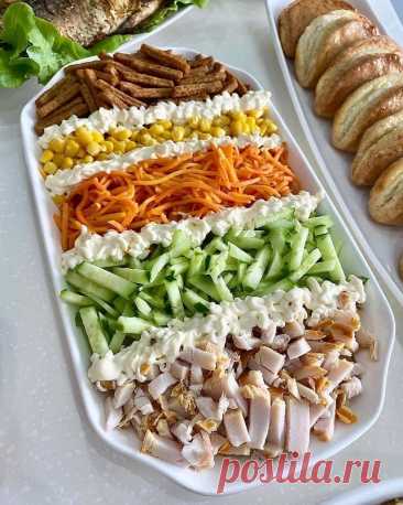 Очень простой и вкусный салат! — Домашние заботы