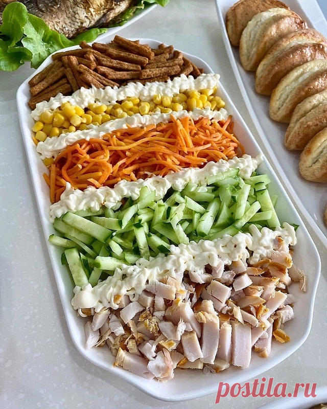 Очень простой и вкусный салат! — Домашние заботы