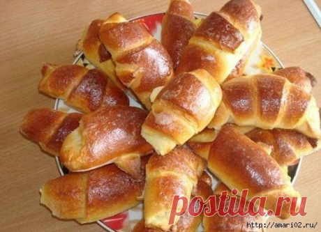 Простой рецепт рогаликов.
