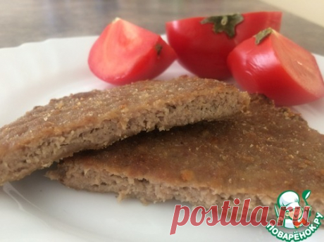 Шницель рубленый "Как в столовой" - кулинарный рецепт