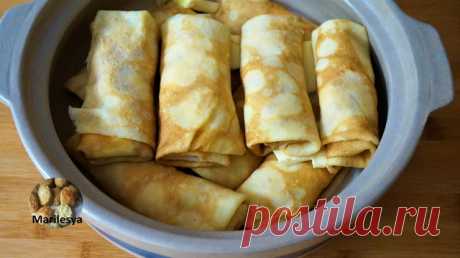 Блинчики с творогом – пошаговый рецепт с фотографиями