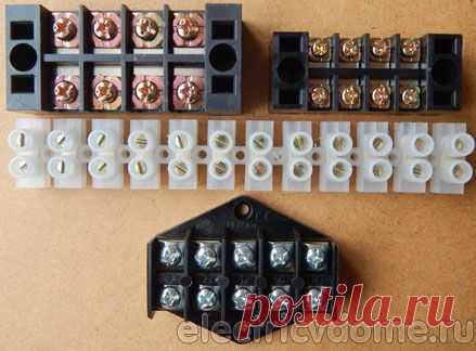 Клеммы для соединения проводов. Соединение проводов клеммной колодкой