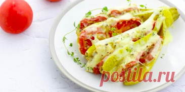 ВЕЕР ИЗ КАБАЧКА С ПОМИДОРАМИ И КУРИЦЕЙ
