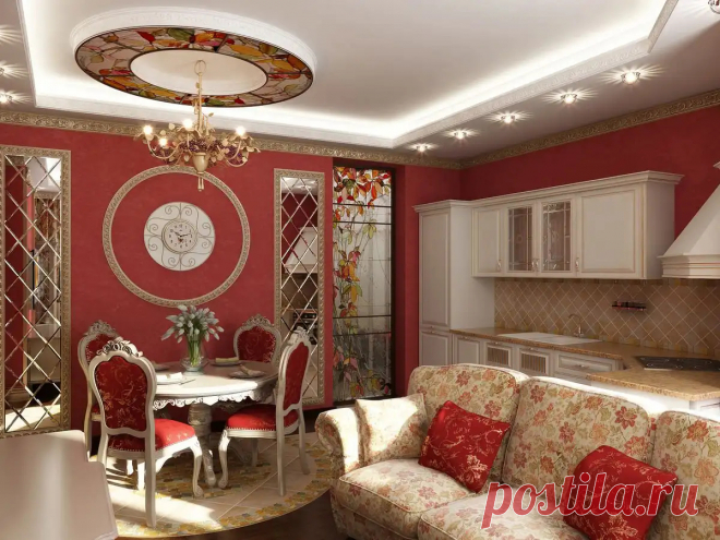 Интерьер кухни-столовой: идеи с фото