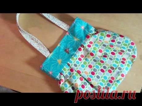 A fun reversible handbag for you to sew by Debbie Shore
