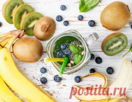Зеленый смузи рецепт 👌 с фото пошаговый | Едим Дома кулинарные рецепты от Юлии Высоцкой
